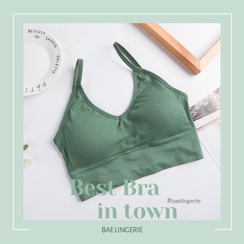 Áo lót nữ có sẵn mút khoét lưng sexy - bra tập STELLA - Bae Lingerie | BigBuy360 - bigbuy360.vn