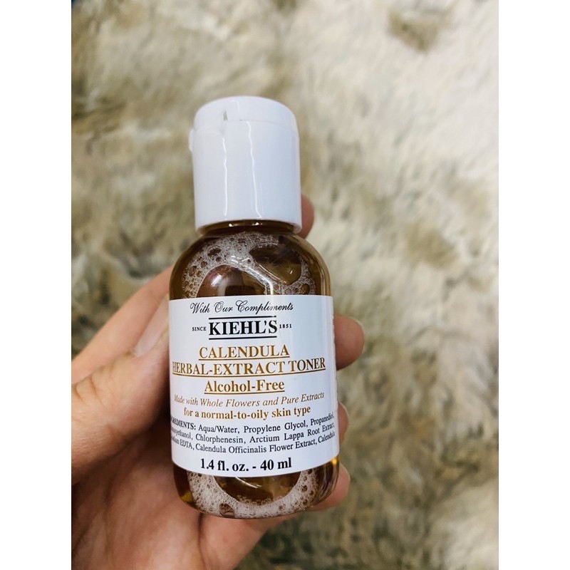[40ml/250ml] GIÁ SIÊU TỐT - Nước hoa hồng hoa cúc Kiehl's Calendula Herb Extract Toner | BigBuy360 - bigbuy360.vn