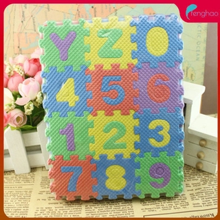 ready/cod 36pcs Baby Kids Alphanumeric Educational Puzzle Blocks Infant Child Toy Gifts fenghao