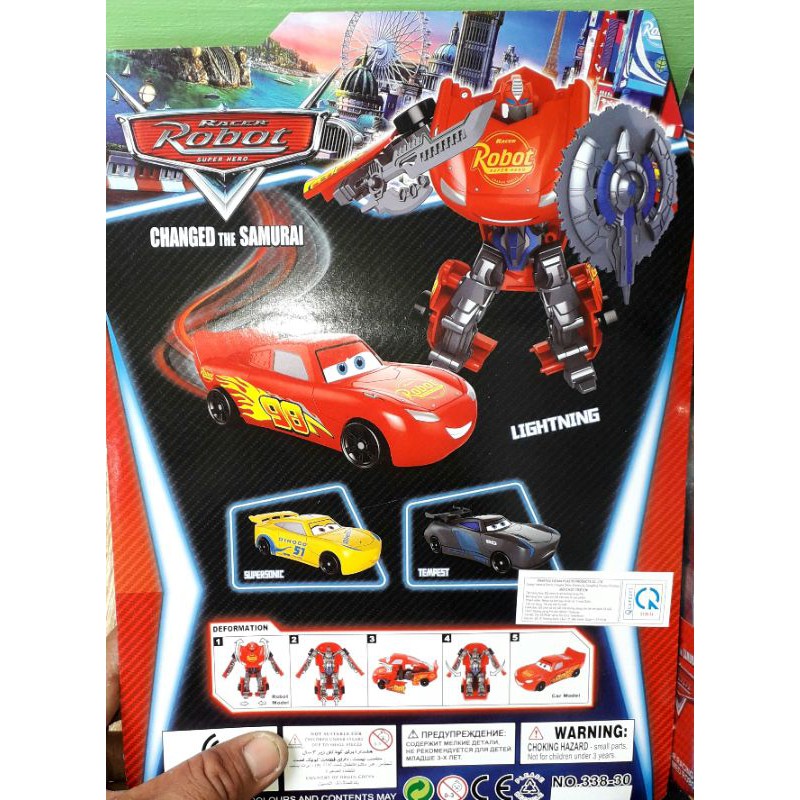 Lắp ráp 1 mô hình Robot_SamuRai biến thành Xe bằng nhựa rất đẹp
