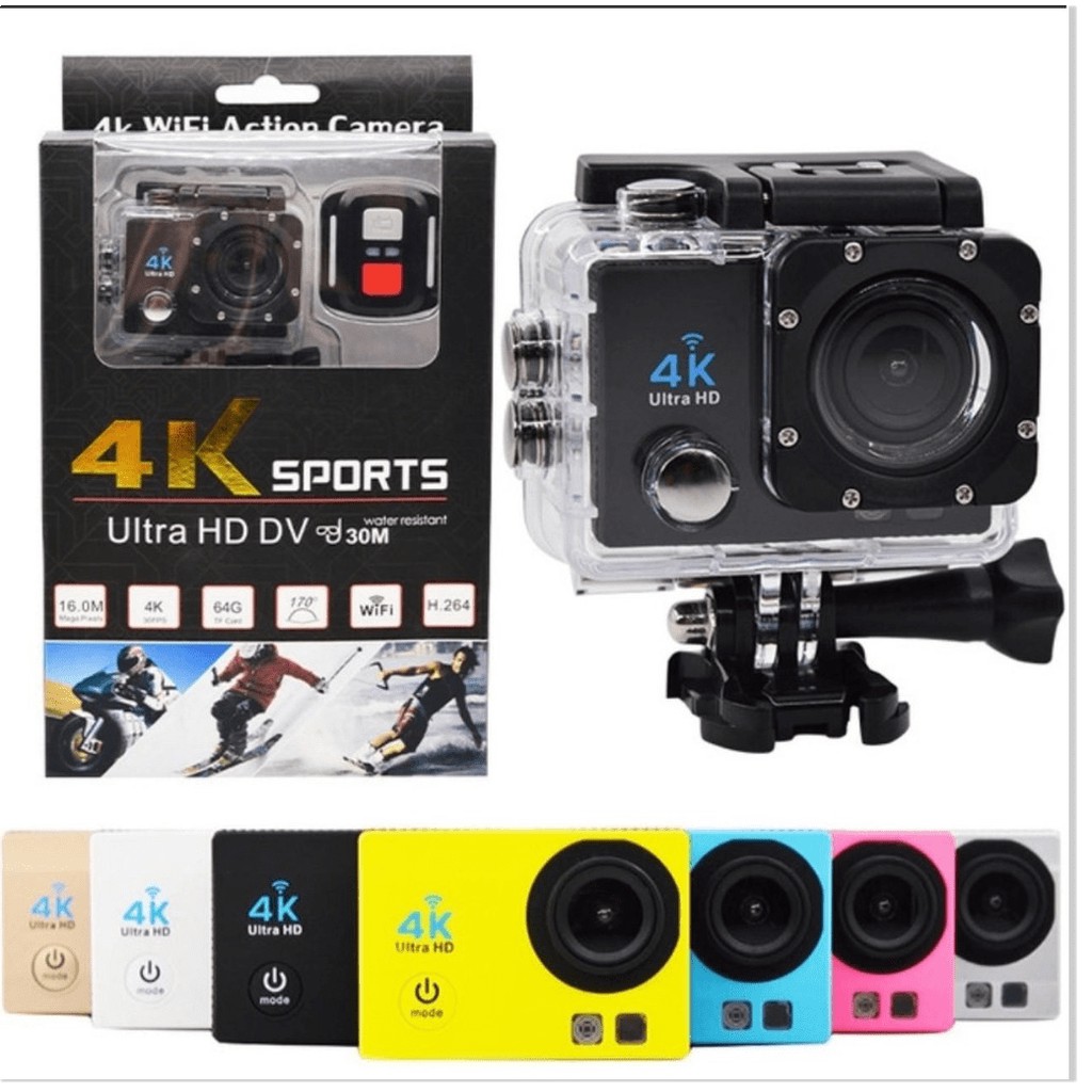 Camera Hành Trình Chống Nước 4K Sports Ultra HD, Hình Ảnh Vô Cùng Sắc Nét, Cực Sống Động | BigBuy360 - bigbuy360.vn