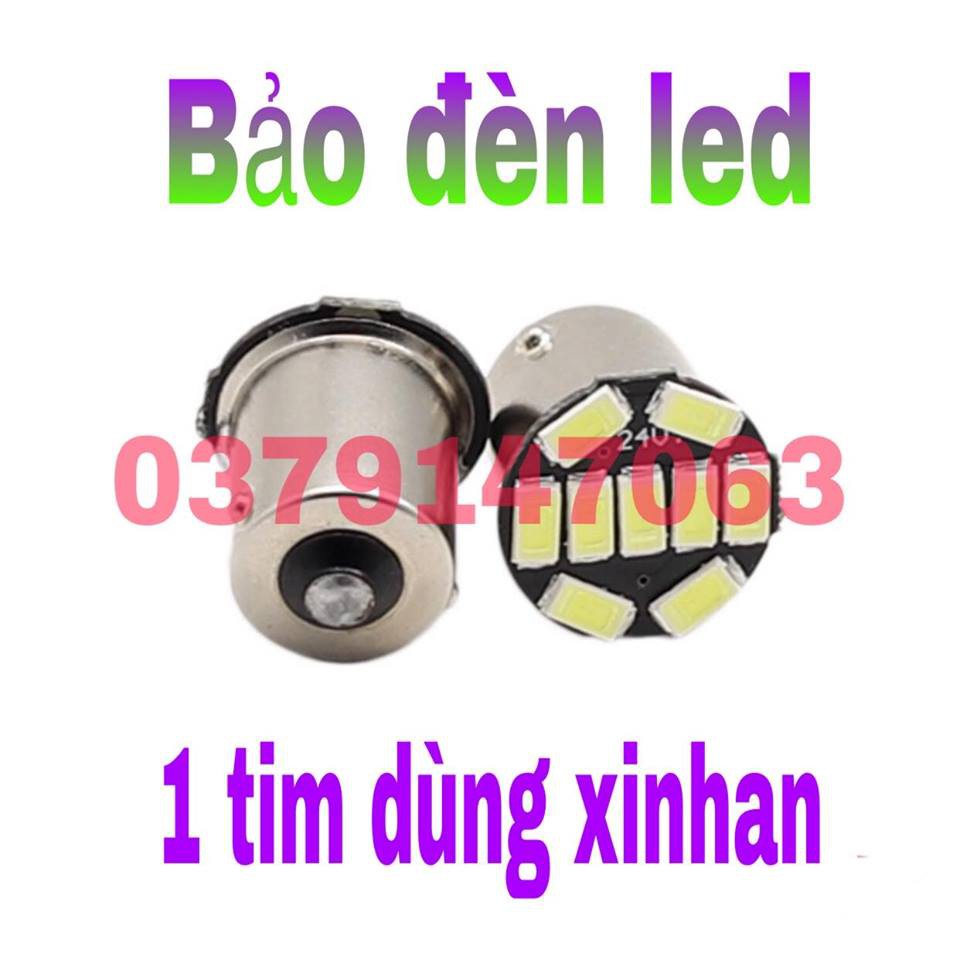 Cặp bóng đèn Led xi nhan, đèn led de dành cho xe hơi và SH125, SH150, SH Việt nam - Màu sáng trắng