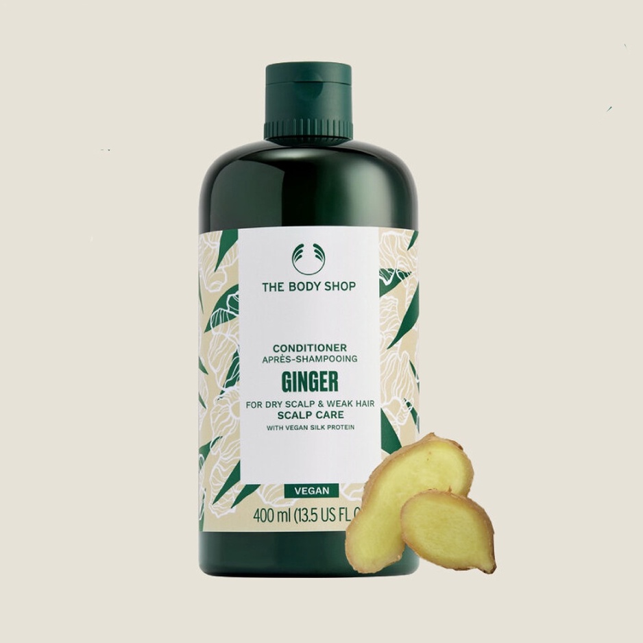 The Body Shop Ginger Conditioner Scalp Care - Dầu Xả Chiết Xuất Gừng Cho Tóc Khô Yếu &amp; Gàu 400ml