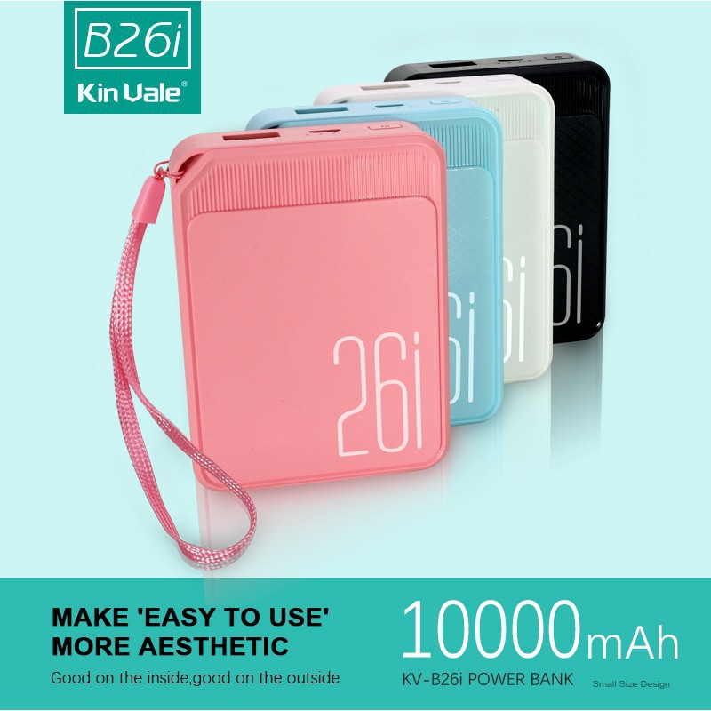 [Mã ELFLASH5 giảm 20K đơn 50K] Sạc dự phòng mini 10000mah B26i chính hãng