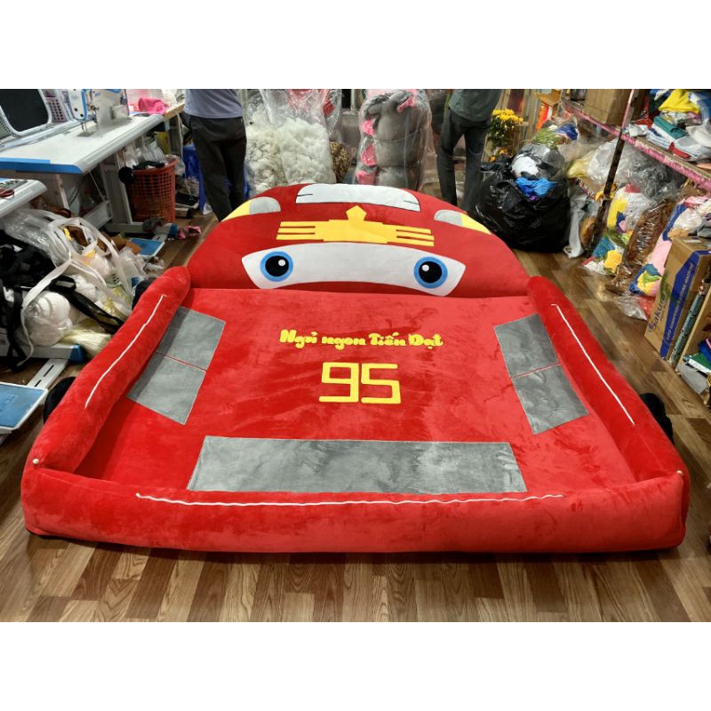Đệm thú bông handmade 1m1x1m6