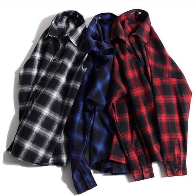 ÁO SƠ MI CARO FLANNEL UNISEX