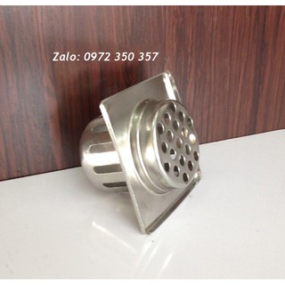 Cầu chặn rác inox 304 đế vuông