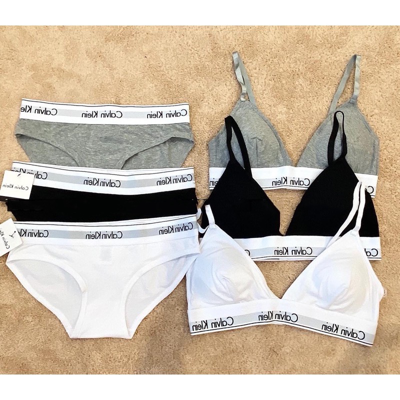 Set đồ lót CK (calvin klein) 2 dây cài lưng có mút - Bộ Đồ Lót DANZASHOP