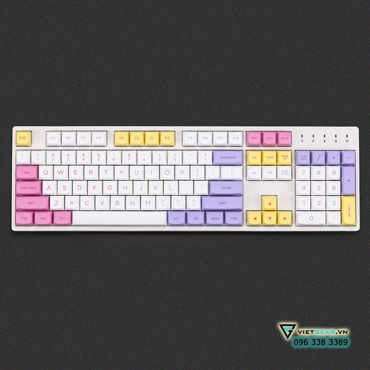 Bộ nút bàn phím XDA Ice Cream Real NP Thick PBT dyesub 151 nút