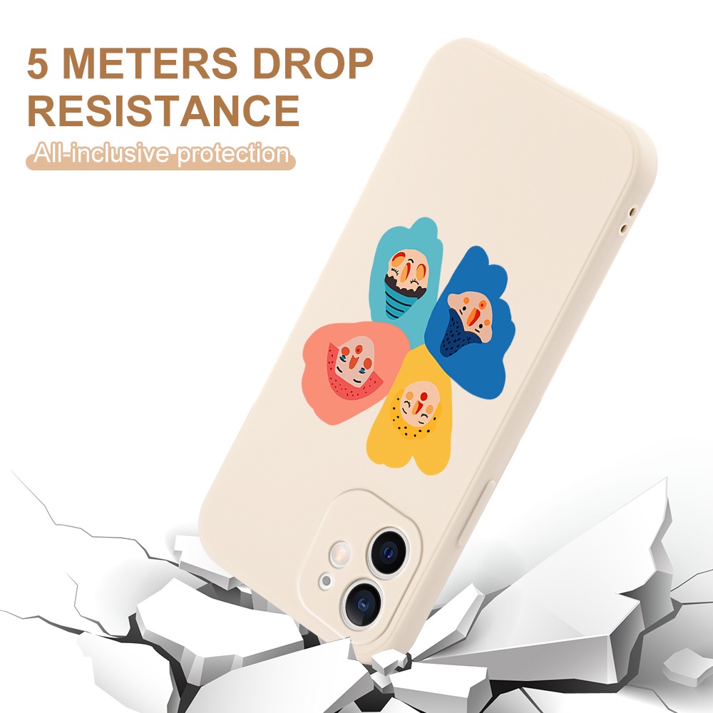 Ốp Điện Thoại Chống Rơi Họa Tiết Chữ May Mắn Vui Nhộn Cho Samsung Galaxy A7 2018 A50 A30S A50S A30 A20 M10S A10S M01S