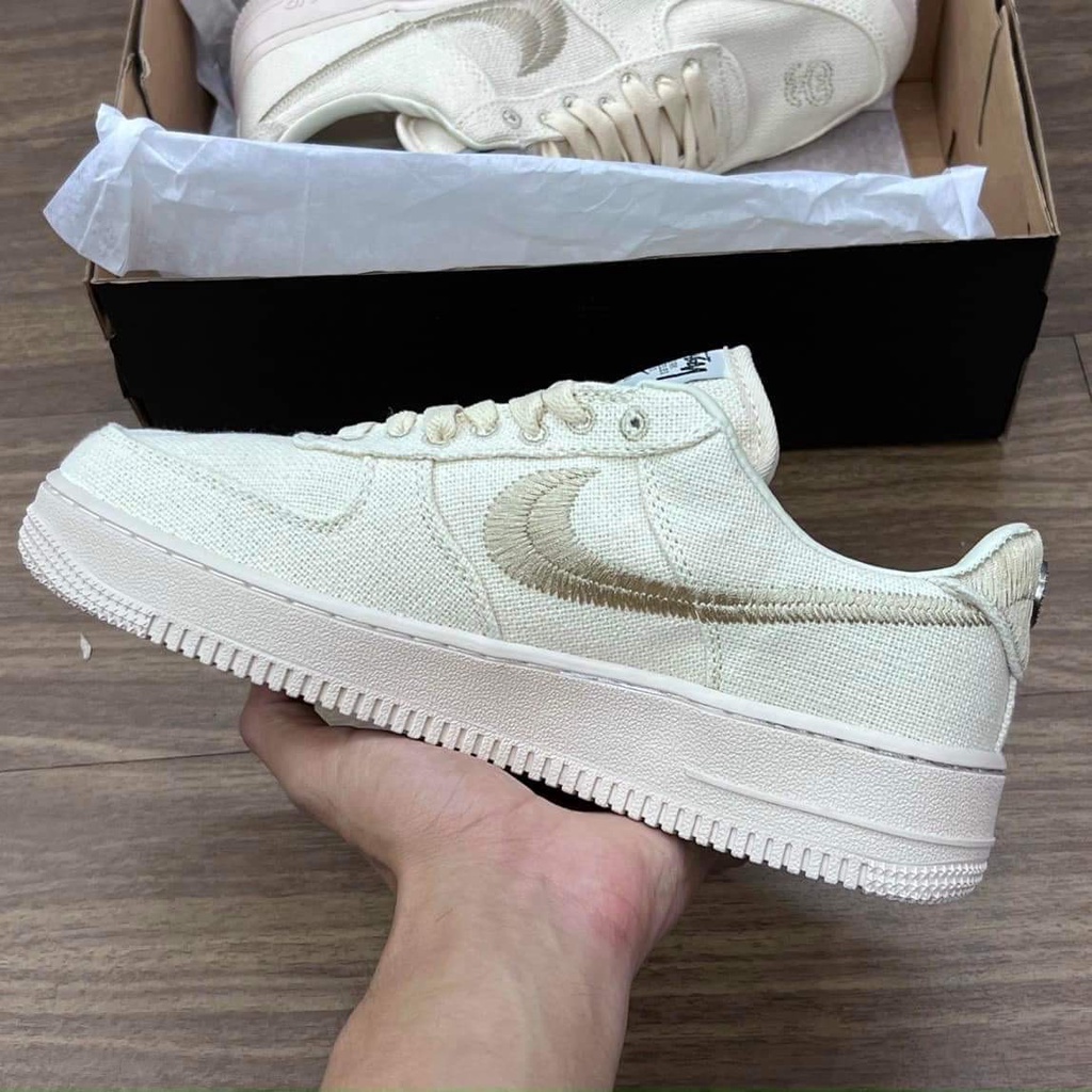 Giày AF1 x Stussy, Air force 1 x Stussy Sneaker fullbox, fullsize 36-43 BapeVN