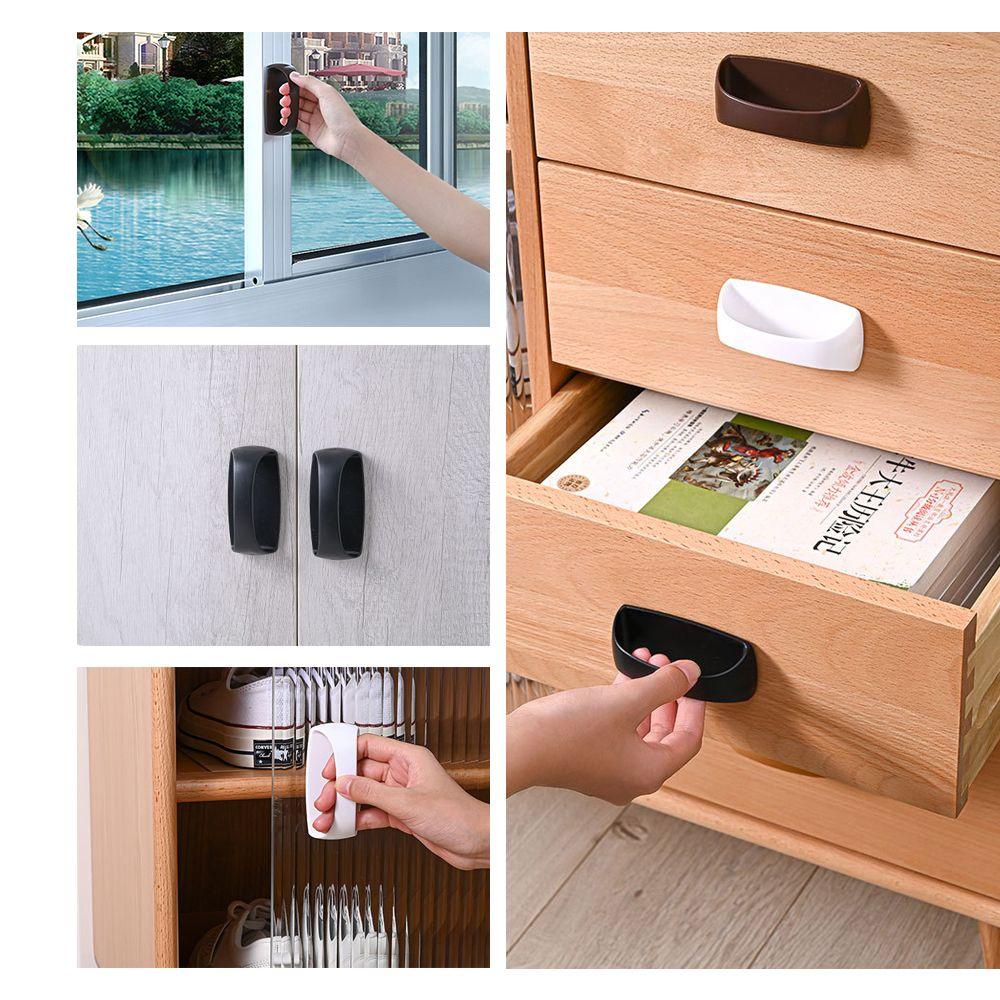 Tay Nắm Cửa Tủ Không Đục Lỗ Tự Dính Tiện Dụng Cho Nhà Bếp