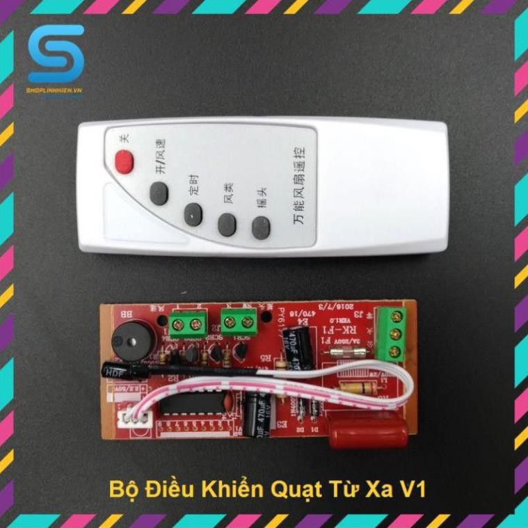 Bộ Điều Khiển Quạt Từ Xa QT-311 (Chế Quạt Thường Thành Từ Xa)