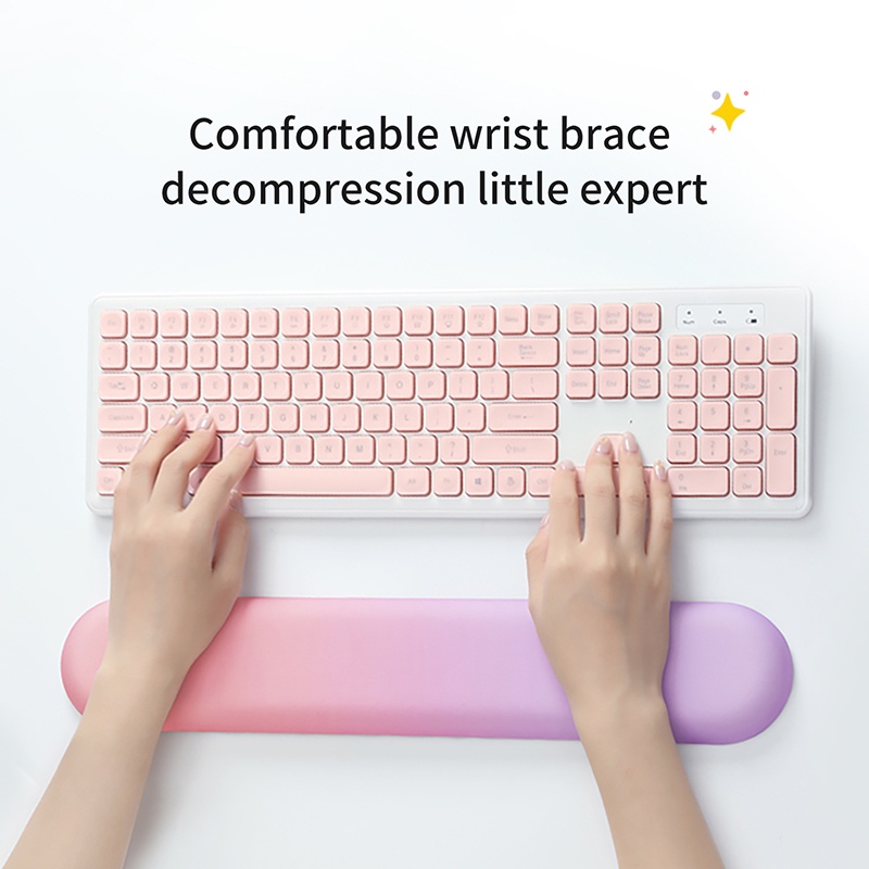 Đệm Kê Cổ Tay Bằng Memory Foam Ba Chiều Chống Trượt Nhiều Màu Giảm Áp Lực