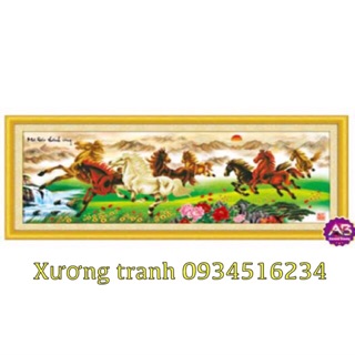 Tranh đính đá mã đáo thành công khổ lớn 2.2x75cm
