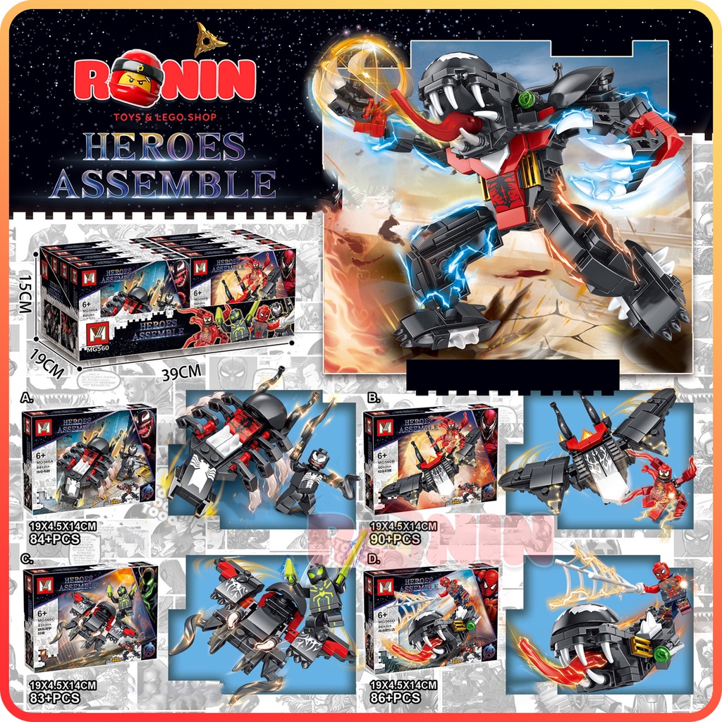 Bộ Đồ Chơi Lắp Ráp Lego Venom Vs Spider-man : Venom Ký Sinh Người Nhện