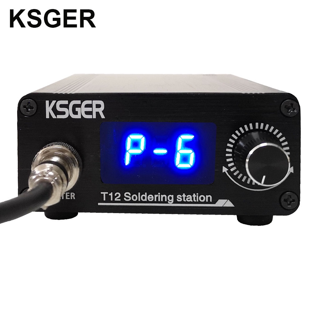 Trạm Hàn KSGER T12 STM32 Hợp Kim Nhôm 907 Có Tay Cầm T12 Đầu Hàn