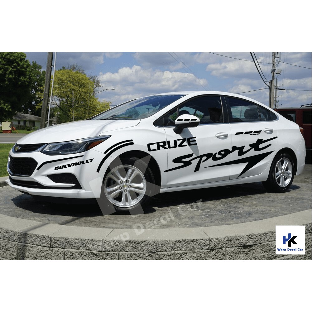 Tem xe Cruze kiểu dáng thể thao đường phố - decal cruze