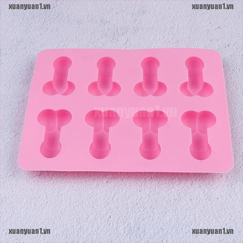 [XUANYUAN1] Khuôn Silicone Làm Thạch Rau Câu 8 Lỗ Hình Bút