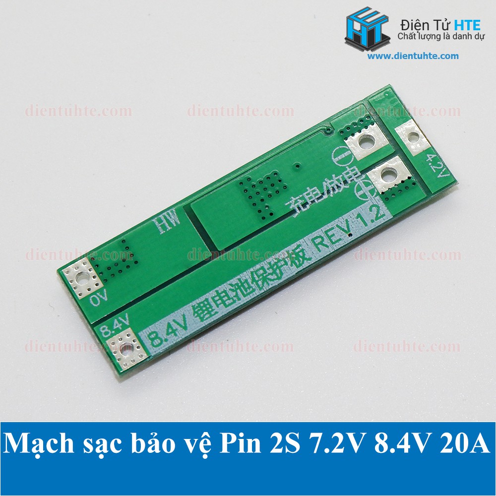 Mạch sạc Bảo vệ Pin 2S 8.4V 20A [HTE Quy Nhơn CN2]