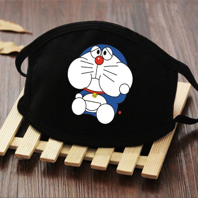 Khẩu Trang Vải Hoạt Hình Doraemon Doremon Dễ Thương [ IN THEO YÊU CẦU]