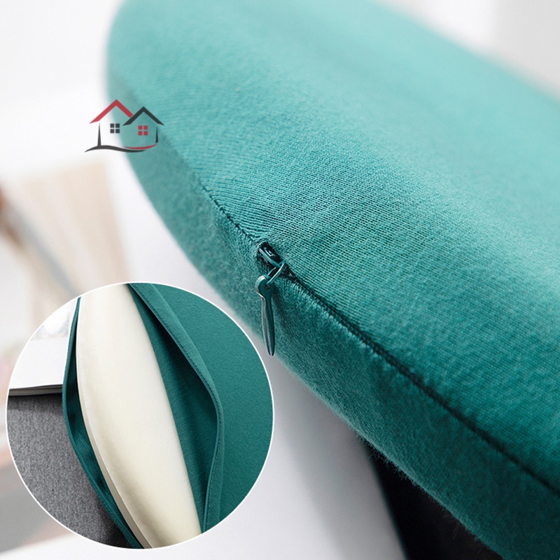 Đệm lót ghế ngồi hình tròn bằng vải và xốp thoáng khí thoải mái làm sạch được tiện lợi dành cho nhà cửa