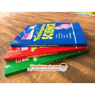 Đồ chơi - 300 practice KINDERGARTEN ENGLISH, MATHS & SCIENCE Bộ 3 Q
