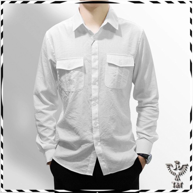 Áo sơ mi nam chất đũi xước phong cách trẻ trung đẹp vip | BigBuy360 - bigbuy360.vn