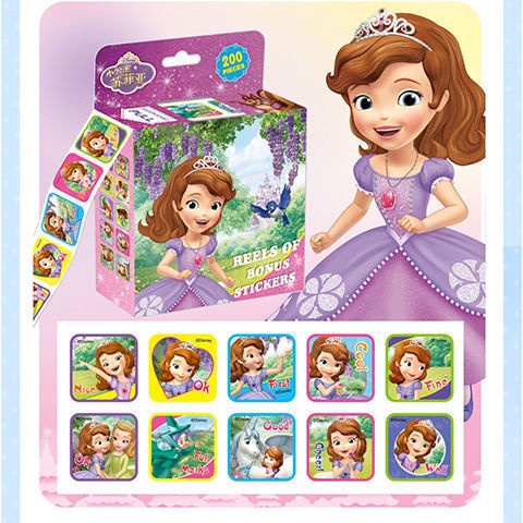 Set 200 Tấm Hình Dán Hoạt Hình Disney Xinh Xắn