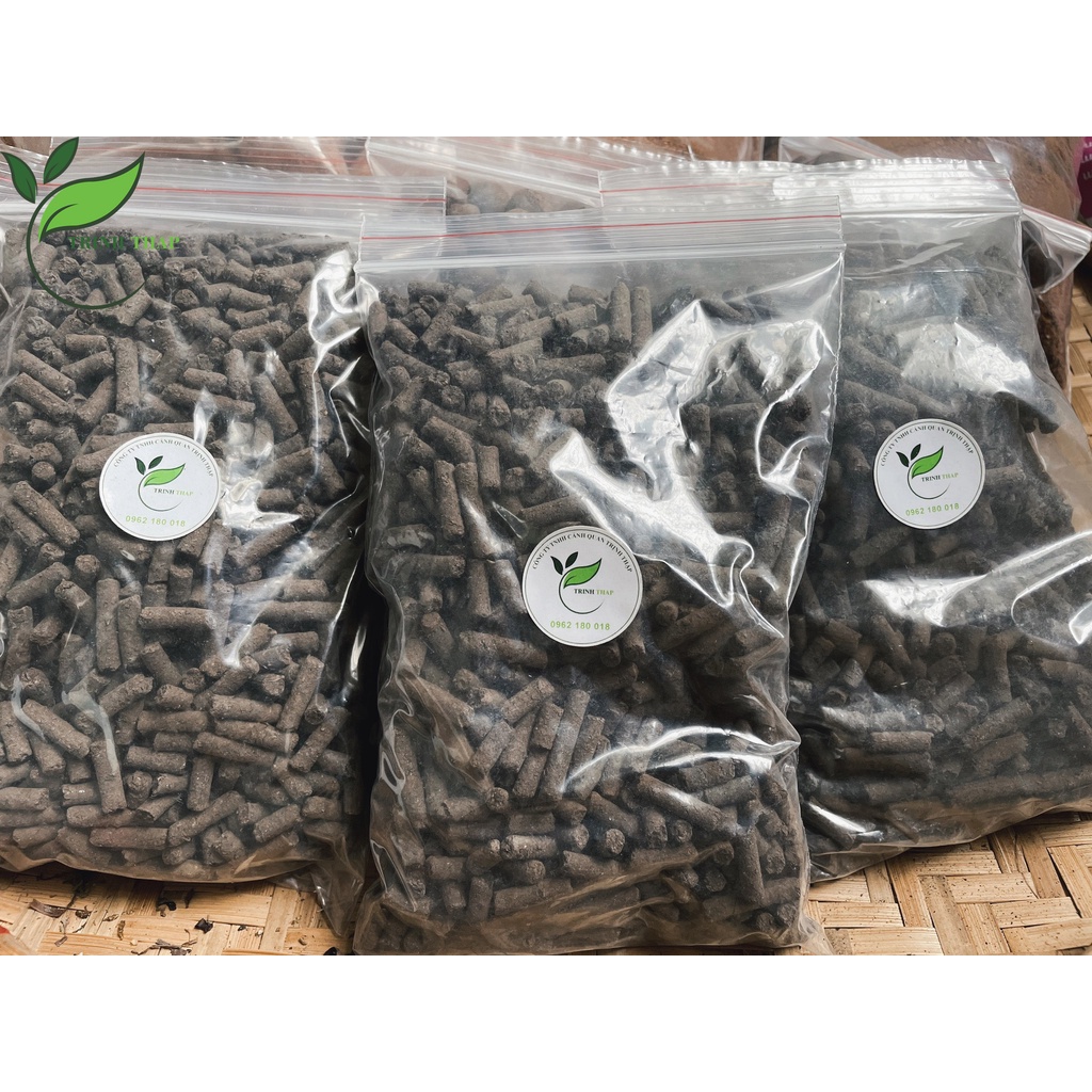 PHÂN TRÙN QUẾ viên nén, tan chậm, túi 300g bón rau, cây cảnh