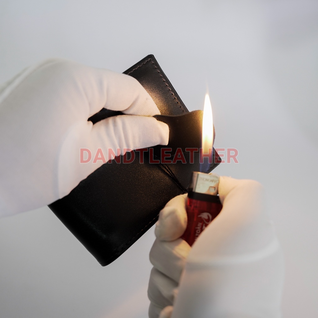 *BH 18Tháng* Bóp ví đứng da bò cao cấp, nhỏ gọn, trẻ trung VDN02