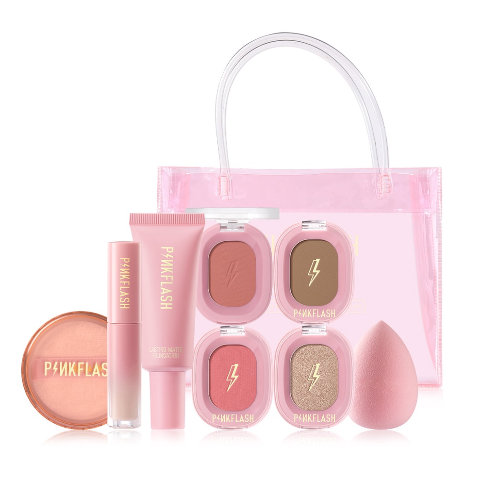 Bộ trang điểm mặt PINKFLASH OhMyColor 50531 8 món phiên bản kỷ niệm