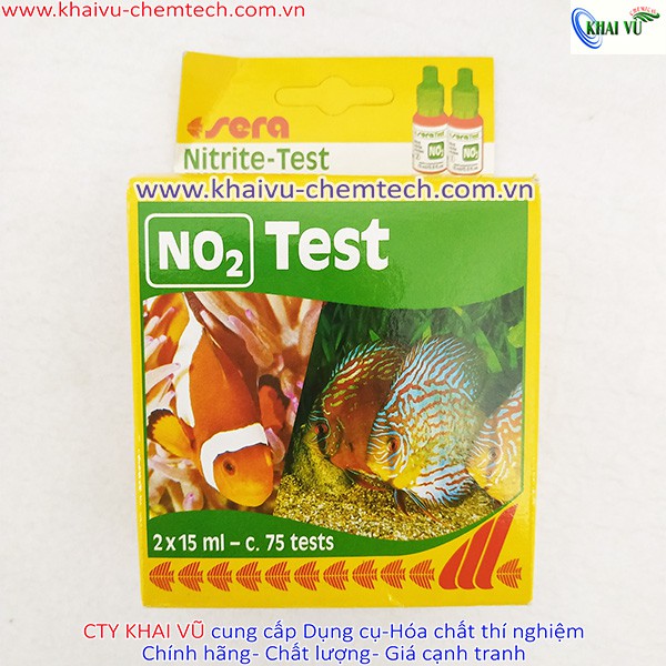 [HÀNG ĐỨC] Bộ test Sera kiểm tra nước NHANH CHÍNH XÁC đo nitrite NO2, phèn sắt Fe, Canxi Ca, Amoni NH3/NH4...