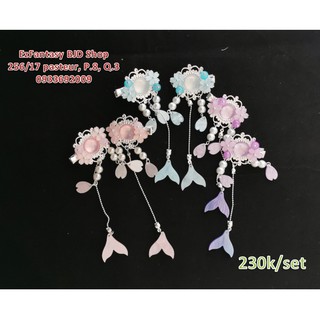 Set cài tóc cổ trang búp bê