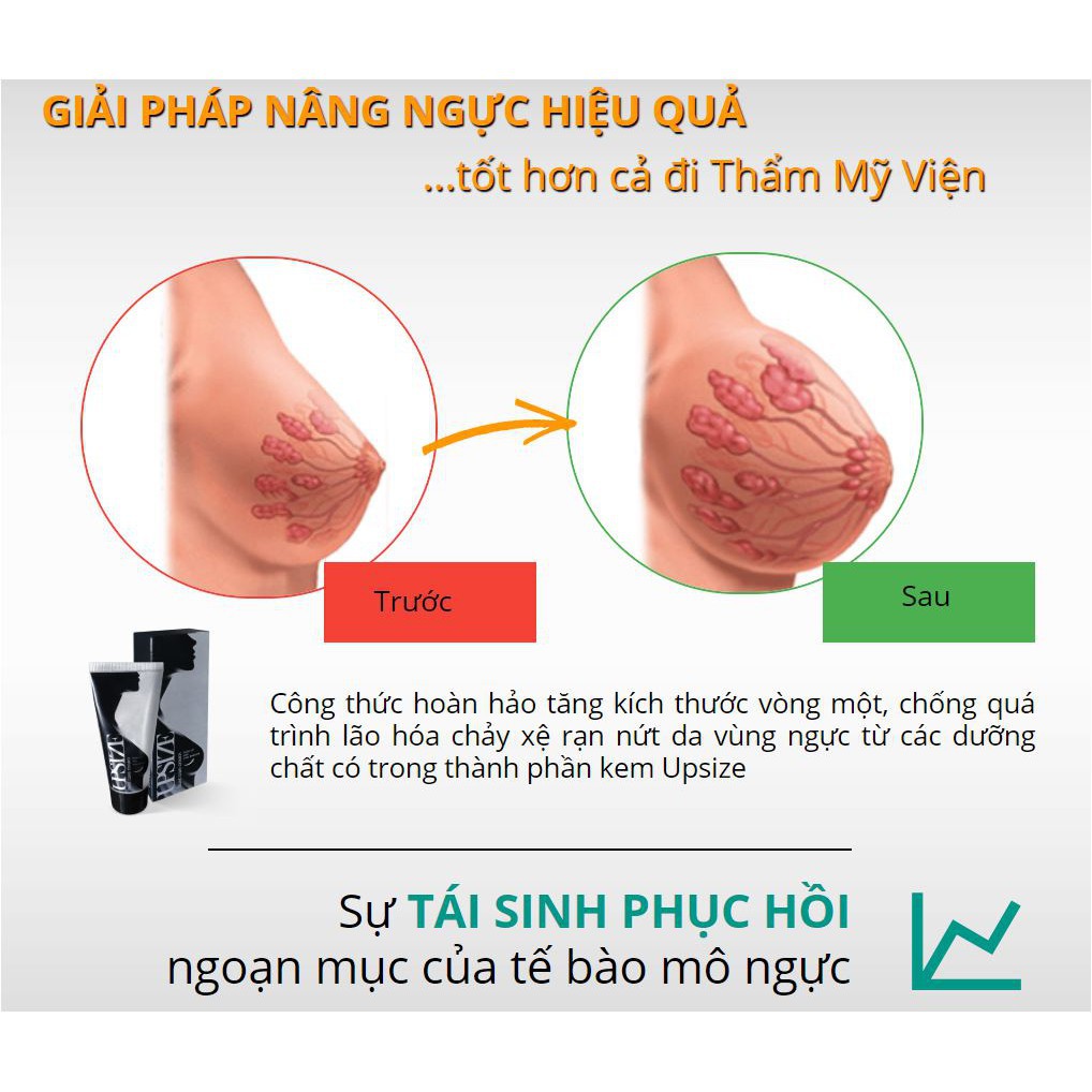 Kem Nở Ngực Upsize Nga, Tăng Size Vòng 1 Đầy Đặn, Căng Tròn - Mỹ Phẩm Nội Địa Chính Hãng | BigBuy360 - bigbuy360.vn