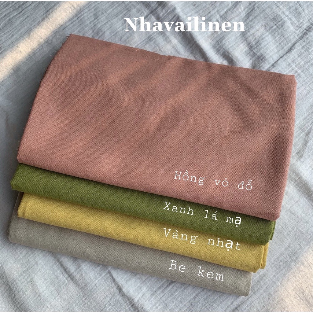 Vải Linen bột dày - Nhà Vải Linen