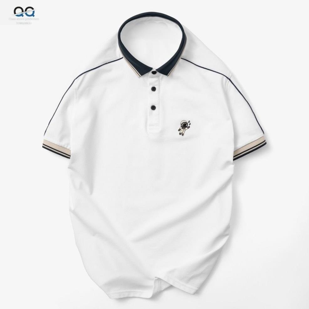 Áo thun nam cổ bẻ áo polo mio cổ bẻ vải cá sấu cotton trẻ trung mặc mát cả ngày *