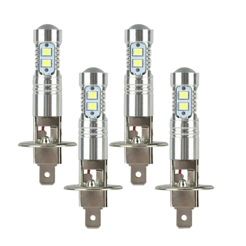 4 Đèn Pha Chống Sương Mù H1 6000K 200W Siêu Sáng Cho Xe Hơi