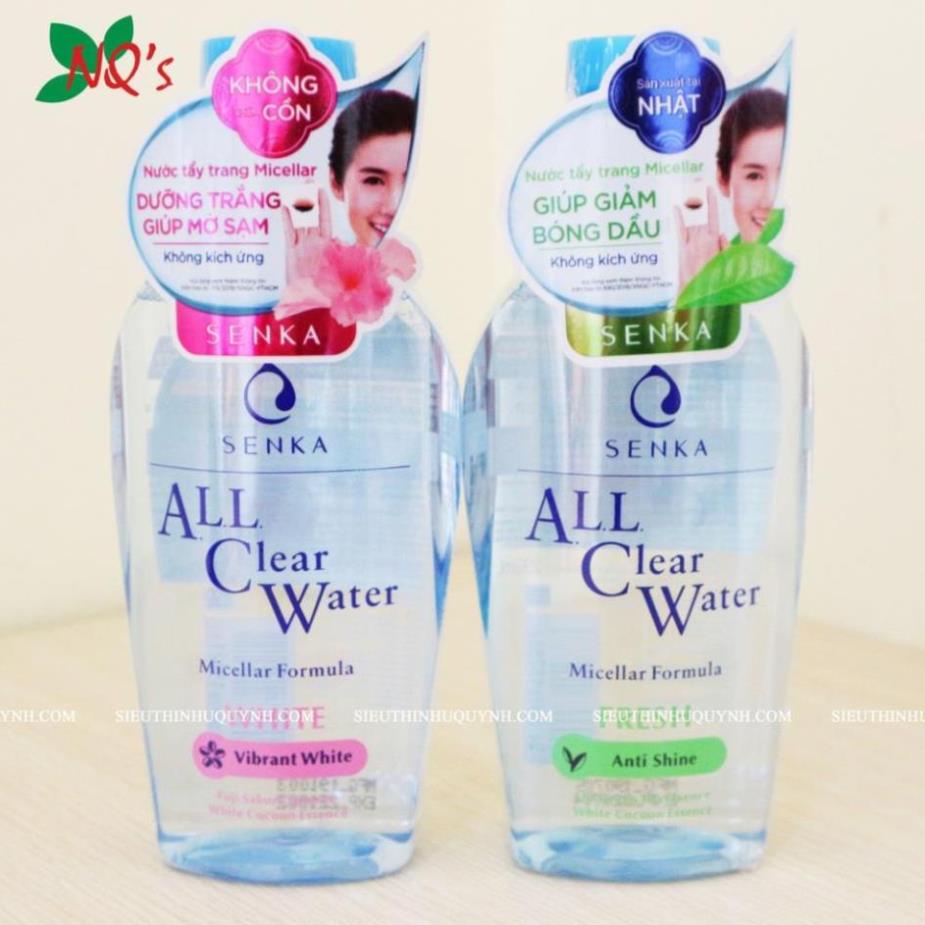 Nước tẩy trang Micellar Senka A.L.L Clear Water Fresh 230ml - thegioimypham1