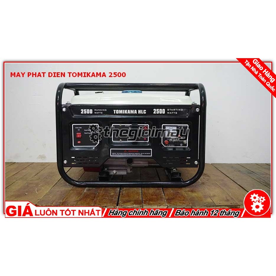 MÁY PHÁT ĐIỆN CHẠY XĂNG TOMIKAMA HLC 2500