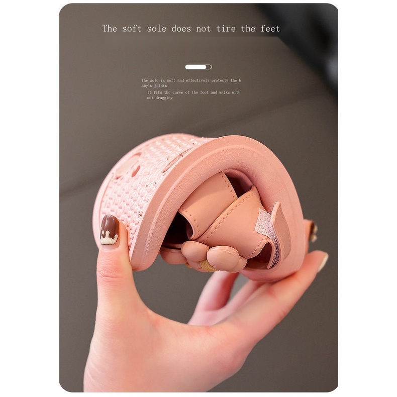 Xăng đan Đế Mềm Chống Trượt Thời Trang Đi Biển Mùa Hè 2022 Cho Bé Gái