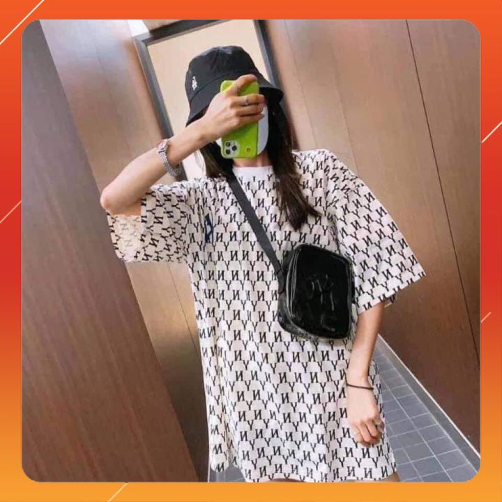 Áo thun NY unisex form rộng tay lỡ oversize nữ 🌸 Áo phông NY tay lỡ form rộng unisex thêu Hot trend [freeship ]  ANY | BigBuy360 - bigbuy360.vn