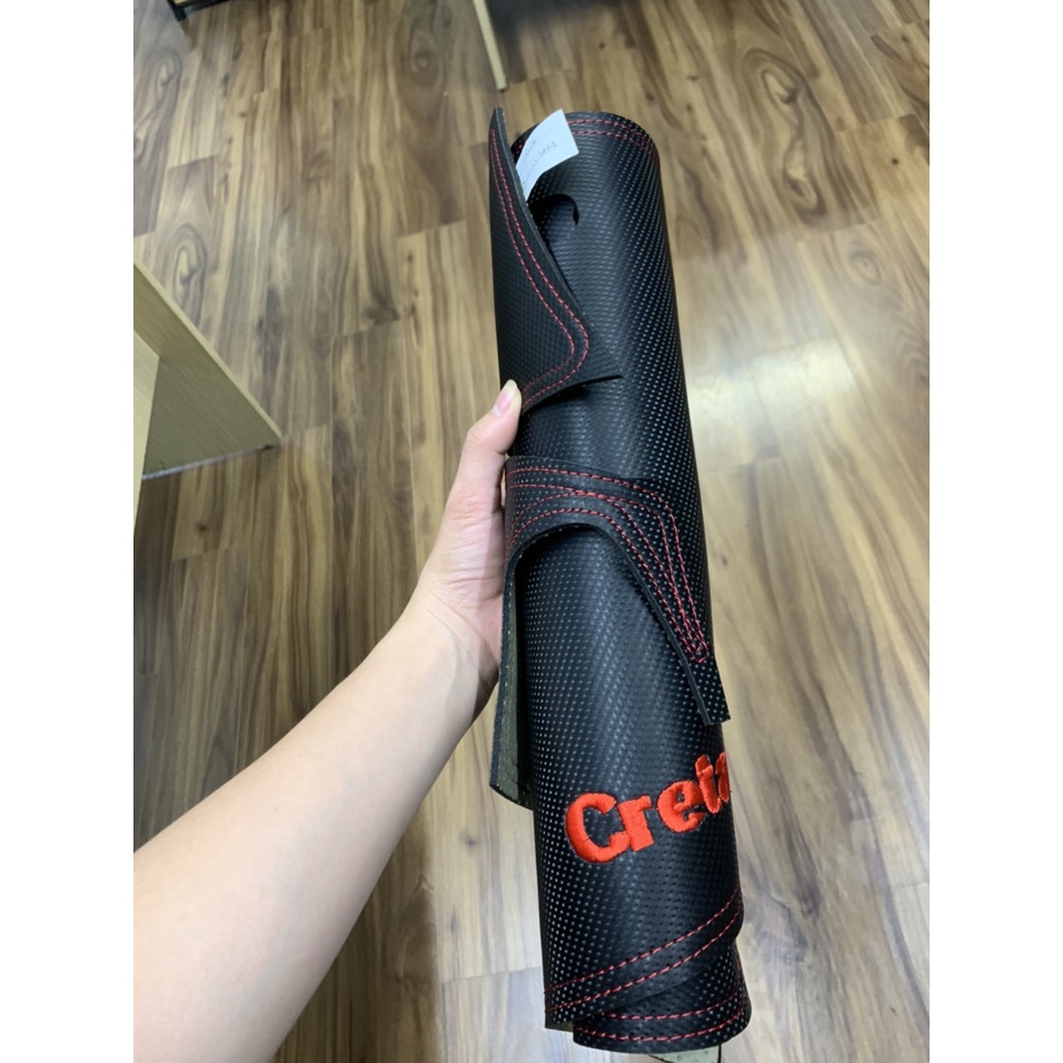 Huyndai Creta - Thảm Taplo Da Vân Carbon Ô Tô cho xe Huyndai Creta hàng cao cấp loại 1 giá tận xưởng