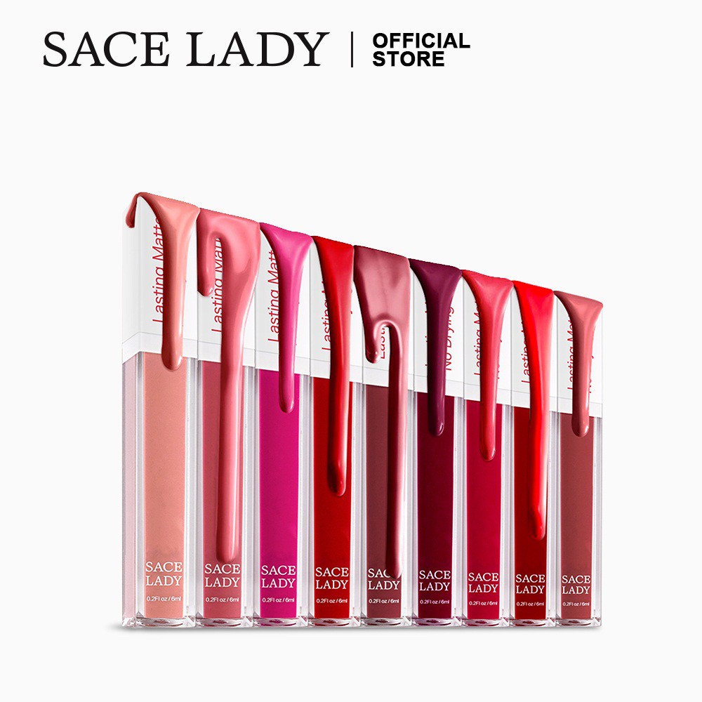 Son môi SACE LADY chống nước lâu trôi phong cách Hàn Quốc 6ml / 0,2oz