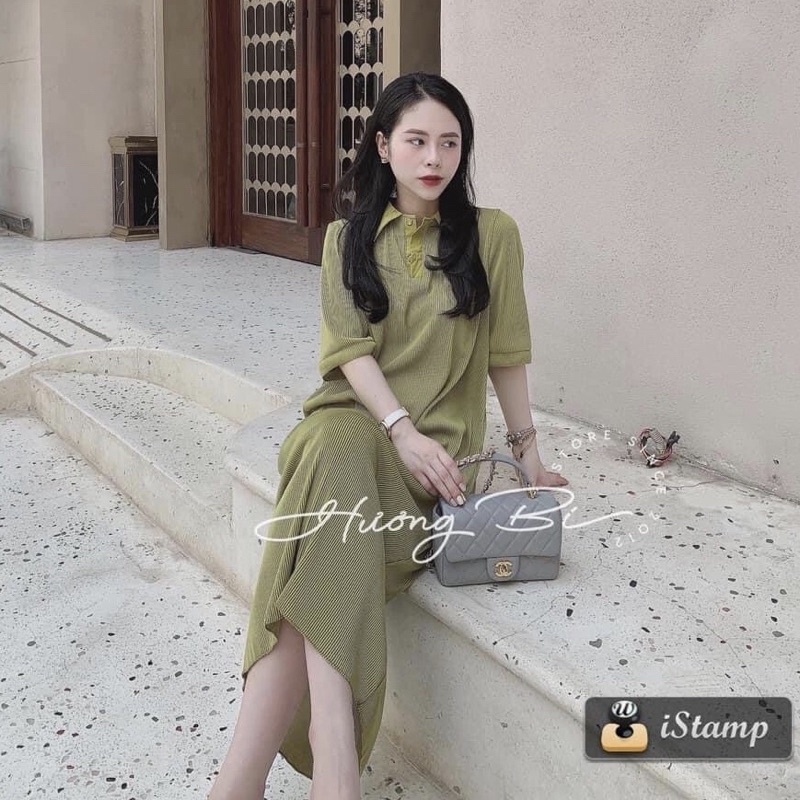 Váy Dập Ly Cổ Đức Dáng Suông Hàng Đẹp Chất Mềm✌️Ảnh Thật 3 Màu | BigBuy360 - bigbuy360.vn