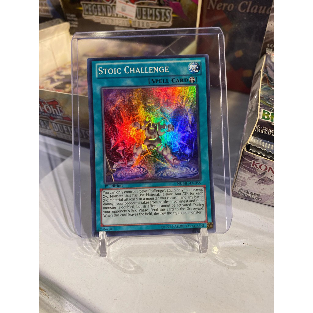 Lá bài thẻ bài Yugioh Stoic Challenge - Super Rare - Tặng bọc bài nhựa bảo quản