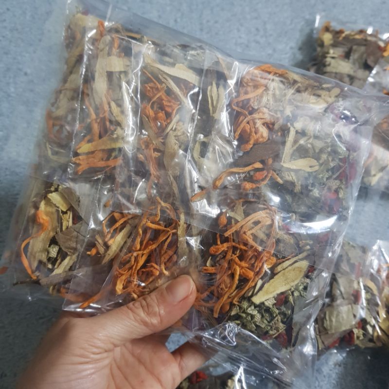 Set 10 gói trà bổ thận dương mix sẵn , bổ thận. mạnh gân cốt