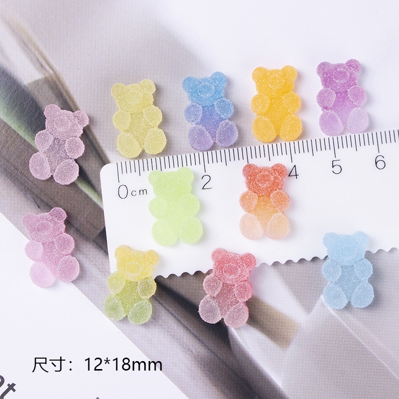 [ FREE SHIP] Charm kẹo dẻo phủ đường gấu Gummy bear