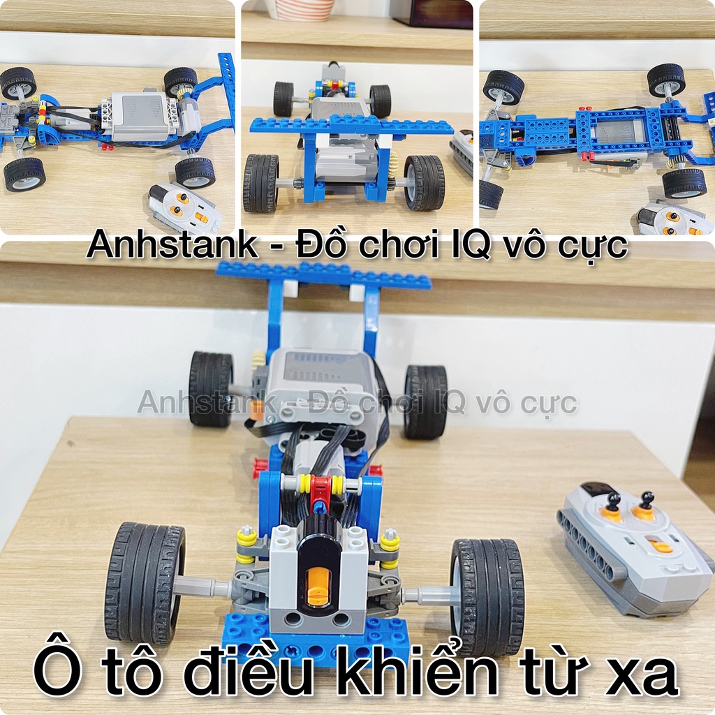 Lego 9686 Full Box gồm 100+ mô hình gợi ý cho bé 6+ có Thùng nhựa và khay phân loại, đồ chơi trí tuệ BH động cơ 1 tháng