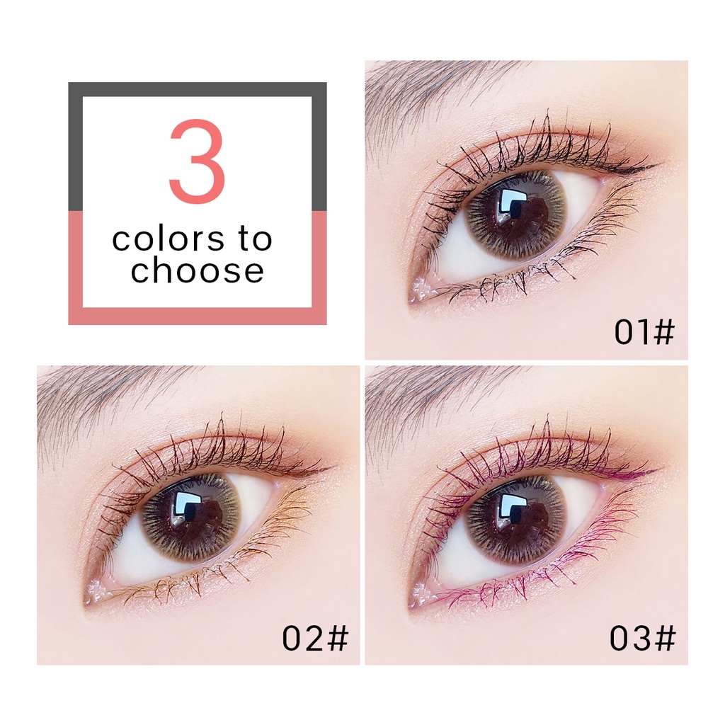 [Hàng mới về] Mascara Sheloves Trang Điểm Tiện Dụng 3 Màu Tùy Chọn